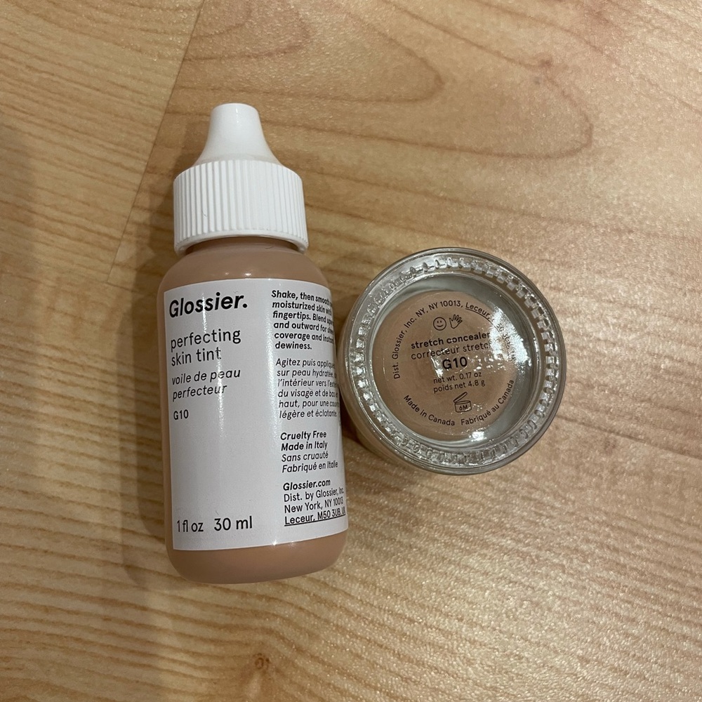 Glossier Perfecting Skin Tint & Stretch Concealer